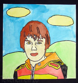 zelfportret maken basisschool